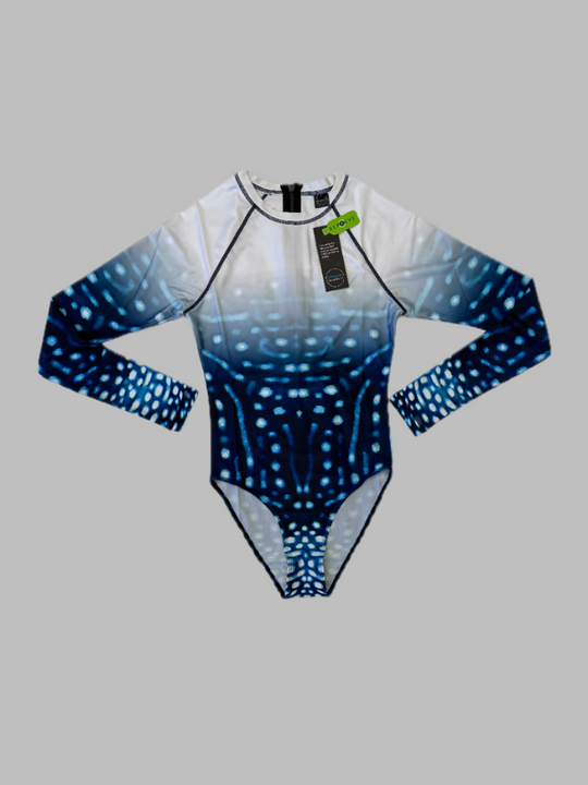 NEW 2024 - Whaleshark ECO FADE - Warm Water - Sun Dive & Surf - Back Zip Suit  - Repreve® Fabric (Copy)
