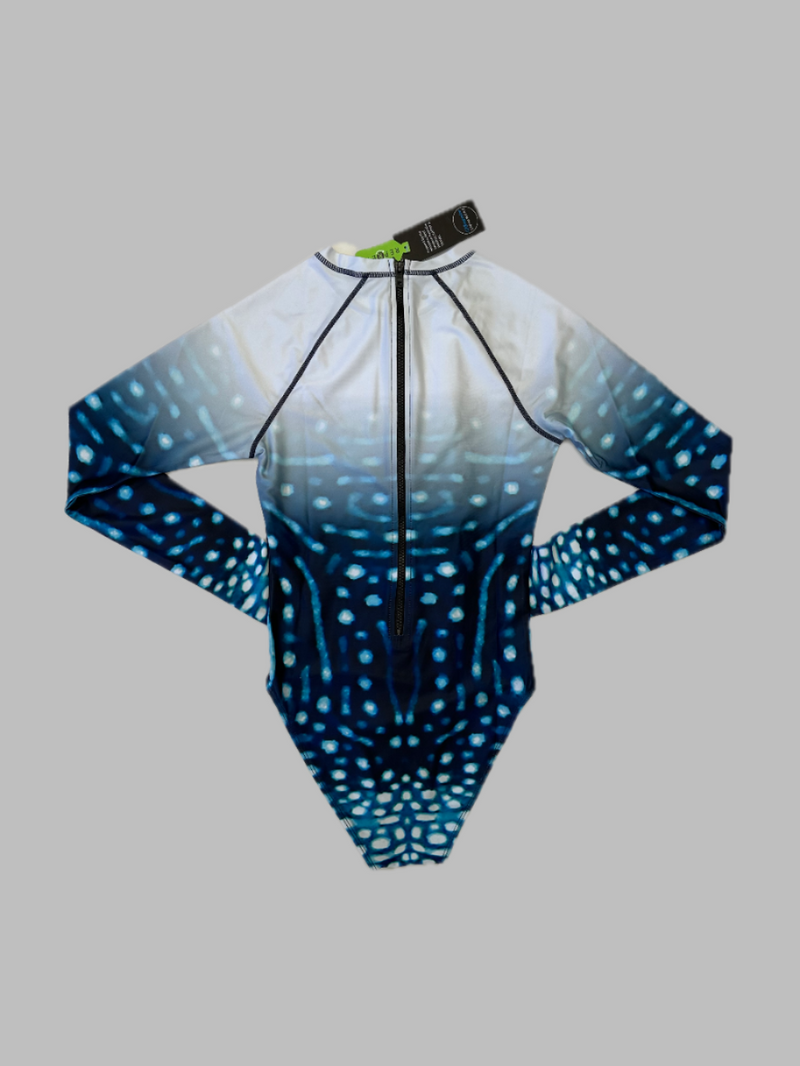NEW 2024 - Whaleshark - Warm Water - Sun Dive & Surf - Back Zip Suit  - Repreve® Fabric