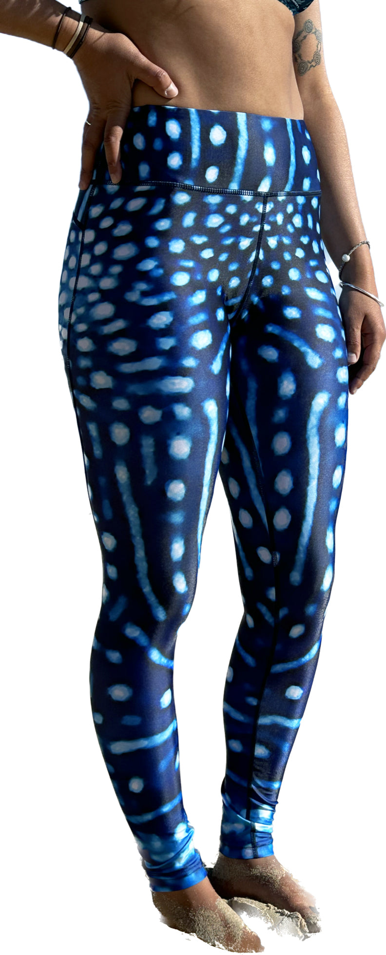 NEW - Whale Shark - Yoga Leggings - Repreve® Fabric – Ningaloo Swimwear