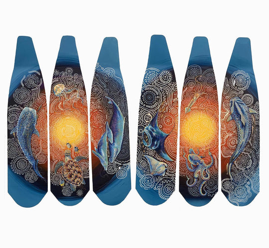 Carbon DiveR Fins - Ningaloo Reef Series