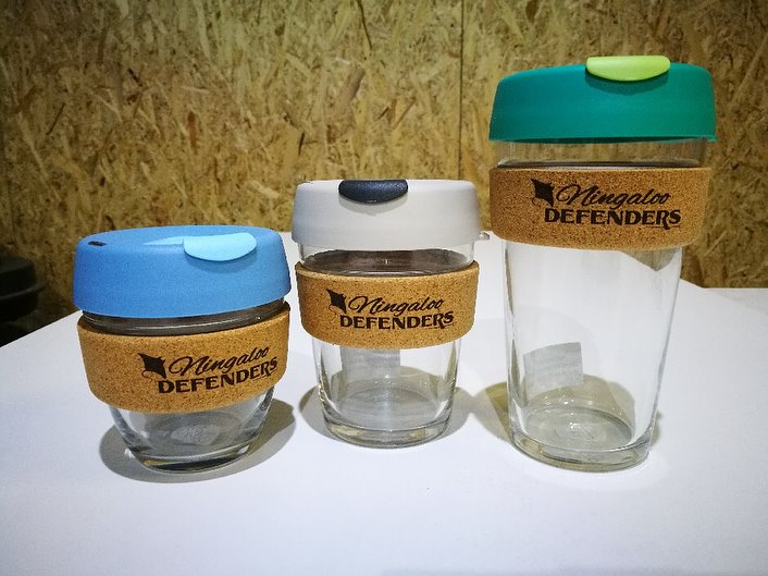 Glass shop keep cups