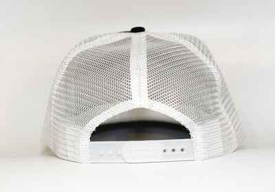 Ningaloo Defenders Black & White Mesh back Trucker Cap