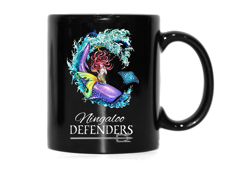 Ceramic Mug - Ningaloo Defenders - White and Black