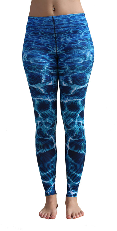 Turquoise Bay Leggings - Unisex - Repreve® Fabric