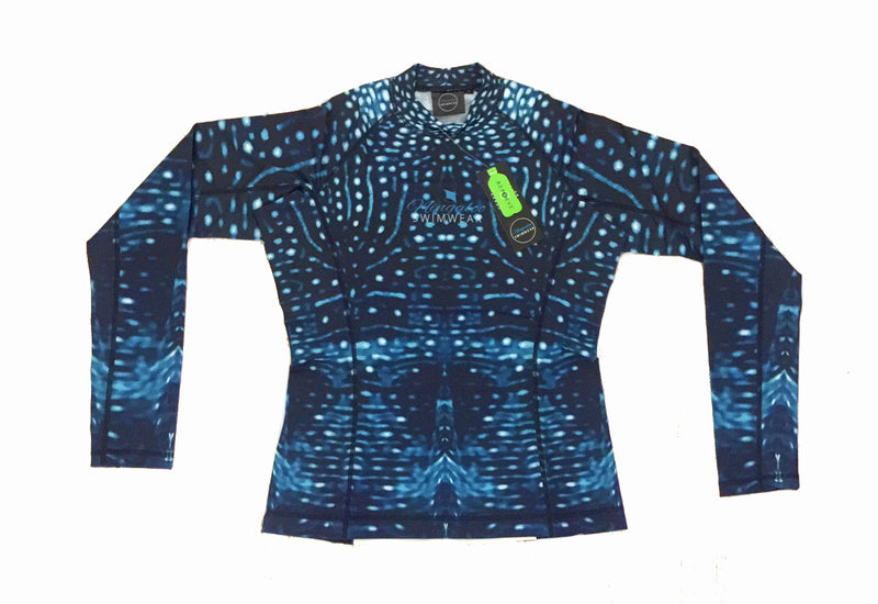 Womens - Whale Shark - Long sleeve - Rash Vest - Repreve® Fabric