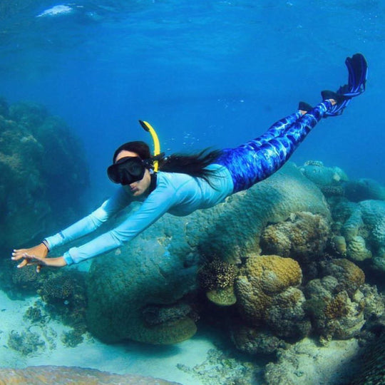 Turquoise Bay Leggings - Unisex - Repreve® Fabric