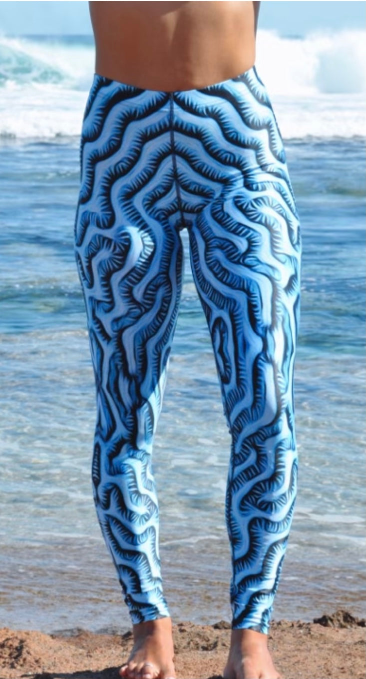 Coral Bay - Eco Leggings - Repreve® Fabric – Ningaloo Swimwear