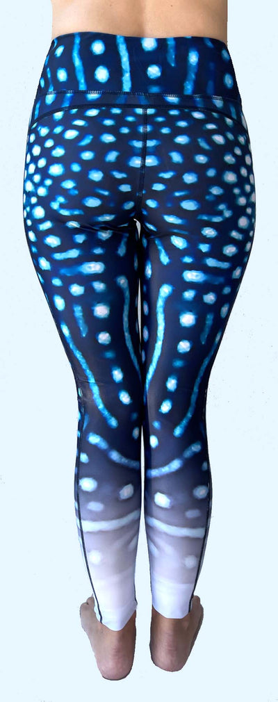 Whale Shark - Eco Fade MKII - Yoga Leggings - Repreve® Fabric