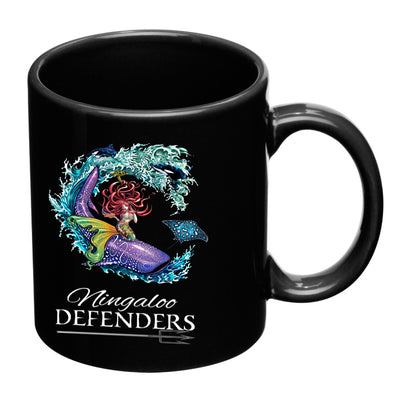 Ceramic Mug - Ningaloo Defenders - White and Black