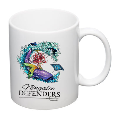 Ceramic Mug - Ningaloo Defenders - White and Black