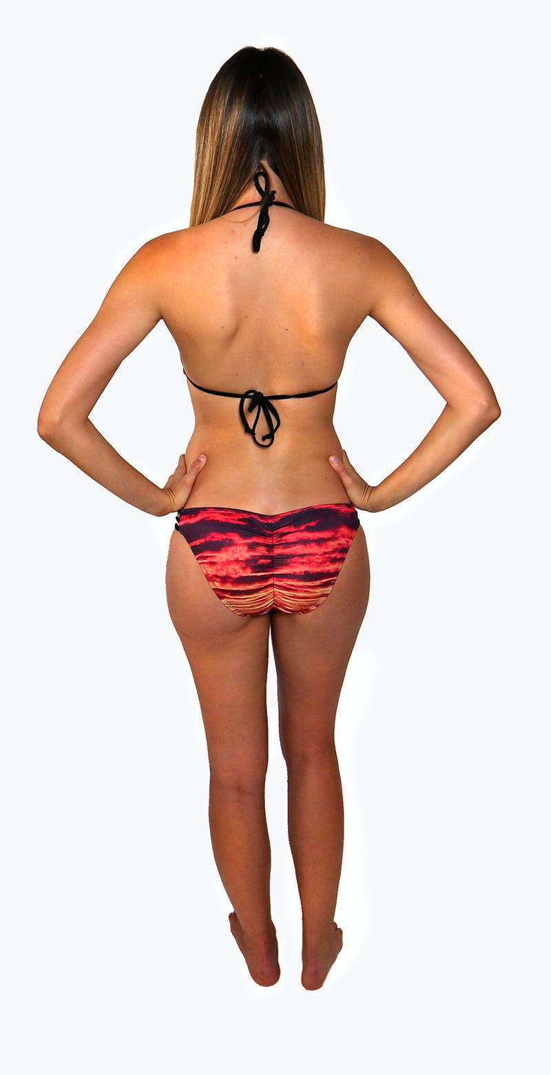 Jade Sunset - Bikini Bottoms - Repreve® Fabric
