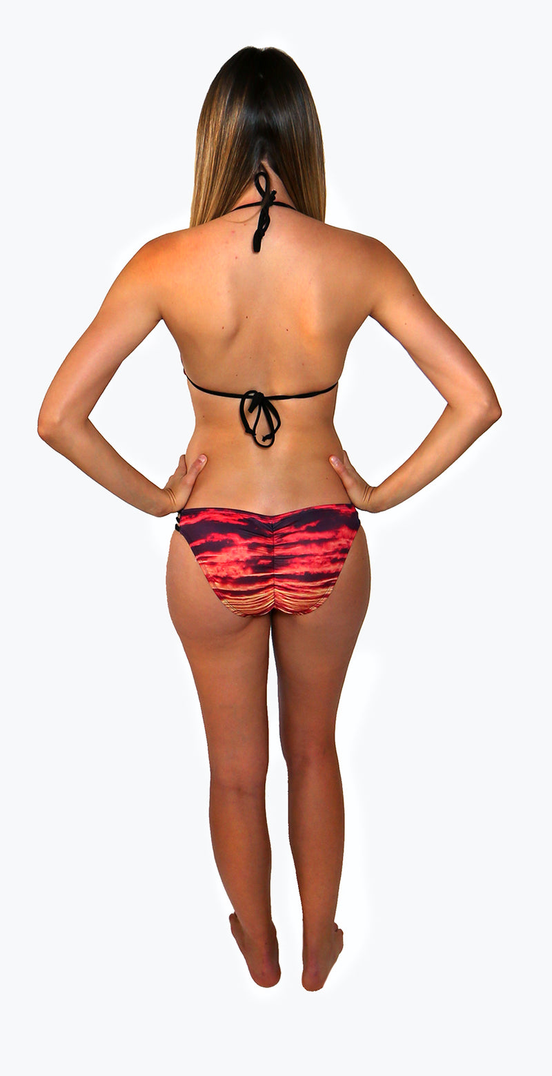 Jade Sunset - Tri Bikini Top - Repreve® Fabric