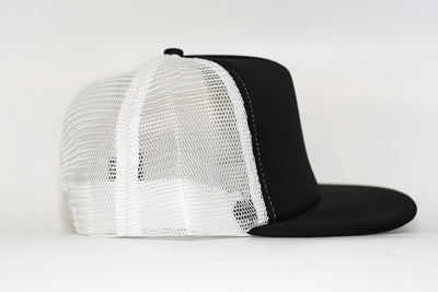 Ningaloo Defenders Black & White Mesh back Trucker Cap