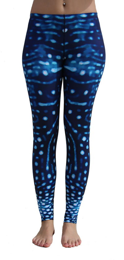 Whale Shark Eco Leggings - Repreve® Fabric